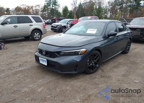 2025 Honda Civic Sedan Sport из США, поврежденный, VIN 19XFL2H89SE016392